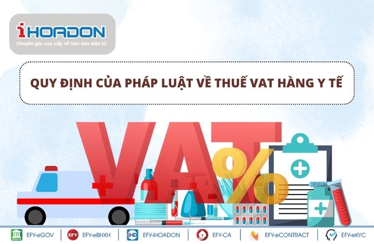 Quy định của pháp luật về thuế VAT hàng y tế