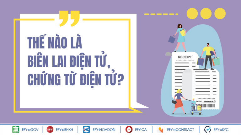 biên lai điện tử, chứng từ khấu trừ thuế TNCN điện tử