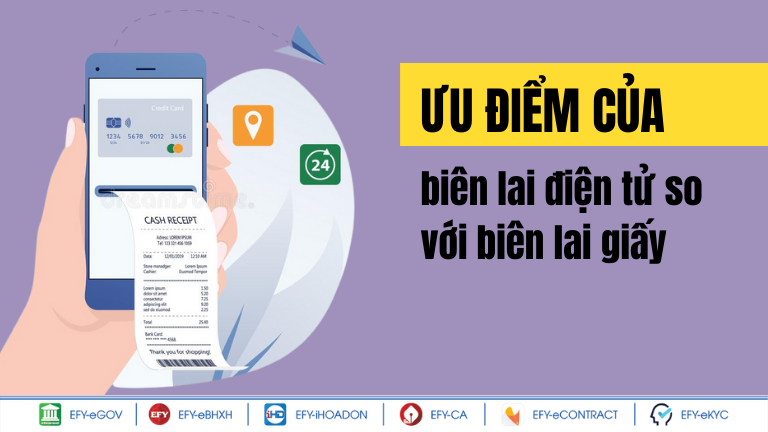 biên lai điện tử, chứng từ khấu trừ thuế TNCN điện tử