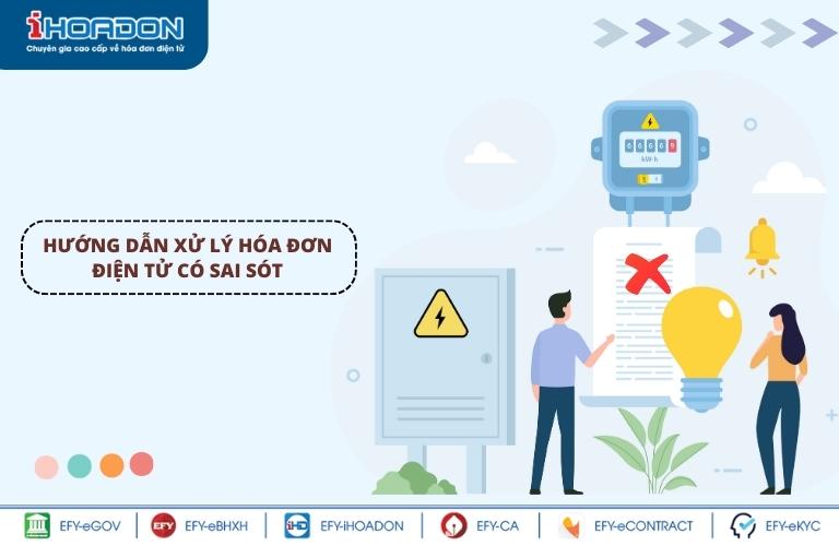 2. Hướng dẫn xử lý hóa đơn điện tử có sai sót
