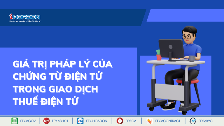 chứng từ điện tử trong giao dịch thuế điện tử