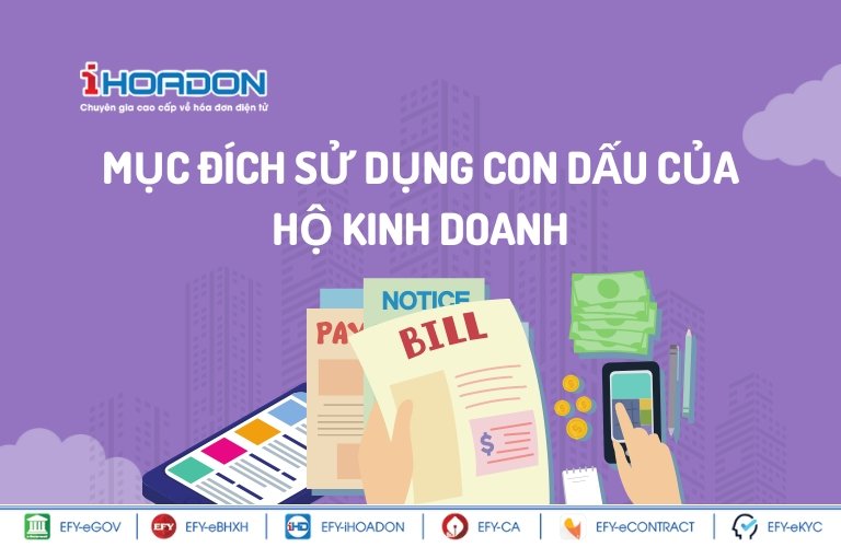 mục đính sử dụng con dấu hộ kinh doanh