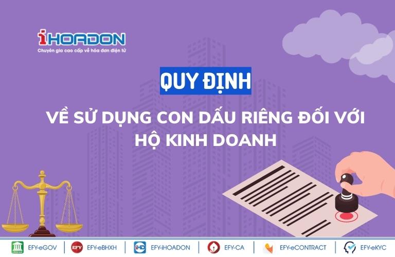 quy định về sử dụng con dấu