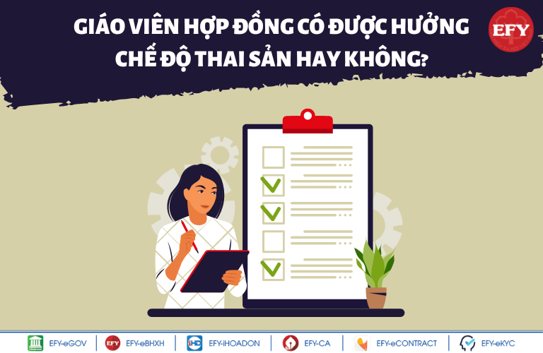 Giáo viên hợp đồng có được hưởng chế độ thai sản hay không?