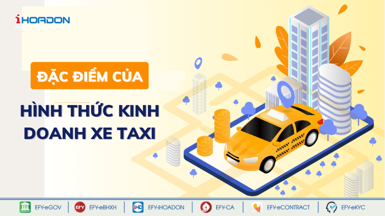  hóa đơn điện tử đối với kinh doanh taxi