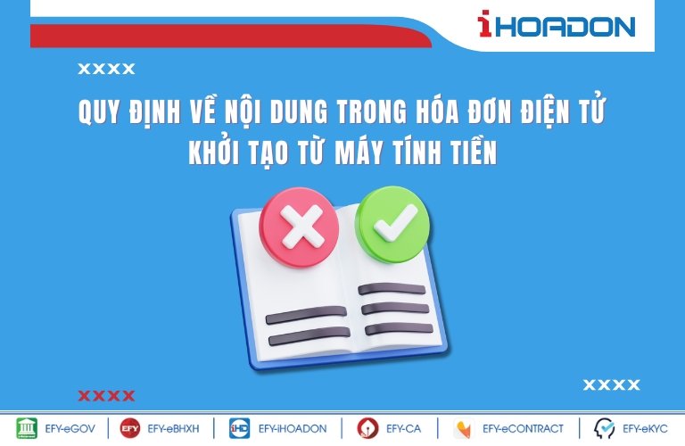 Hóa đơn điện tử từ máy tính tiền mới nhất 2025