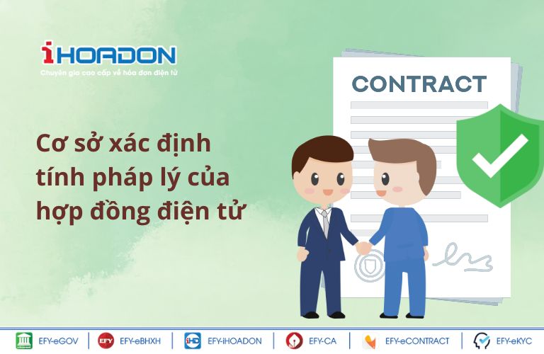 Cơ sở xác định tính pháp lý của hợp đồng điện tử