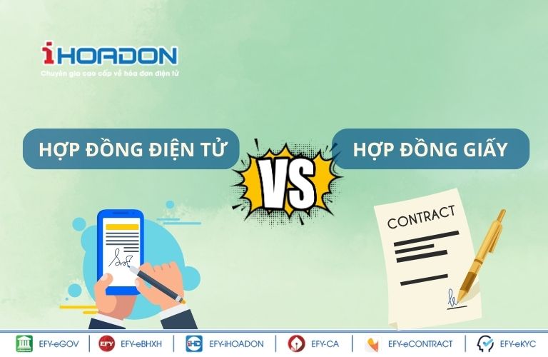 phân biệt hợp đồng điện tử và hợp đồng giấy