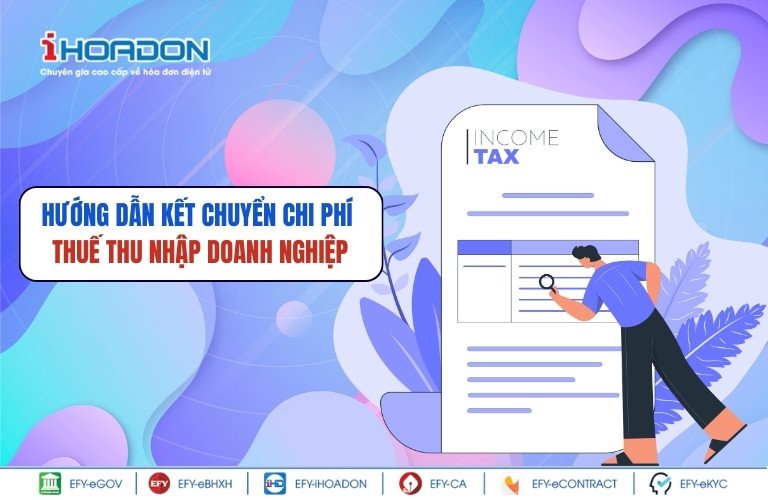 Cách kết chuyển chi phí thuế TNDN