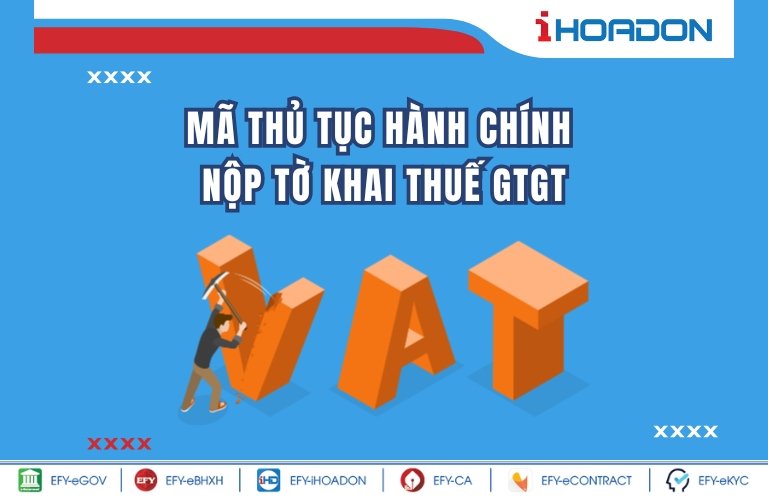 mã thủ tục hành chính khi nộp thuế