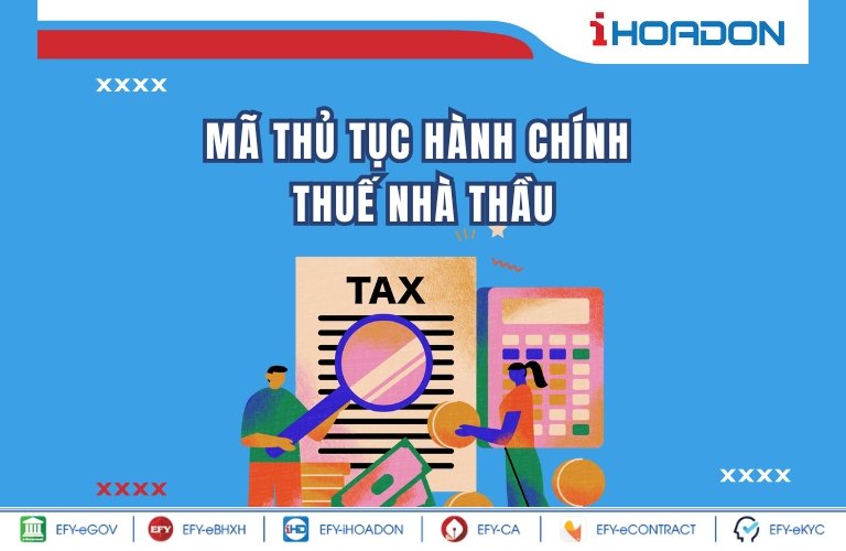 mã thủ tục hành chính khi nộp thuế