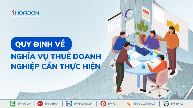 nghĩa vụ thuế sau khi thành lập doanh nghiệp