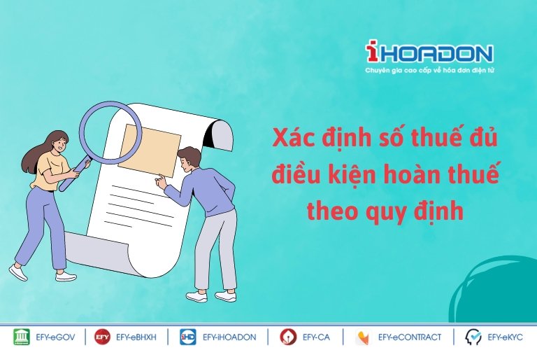 xác định số thuế đủ điều kiện