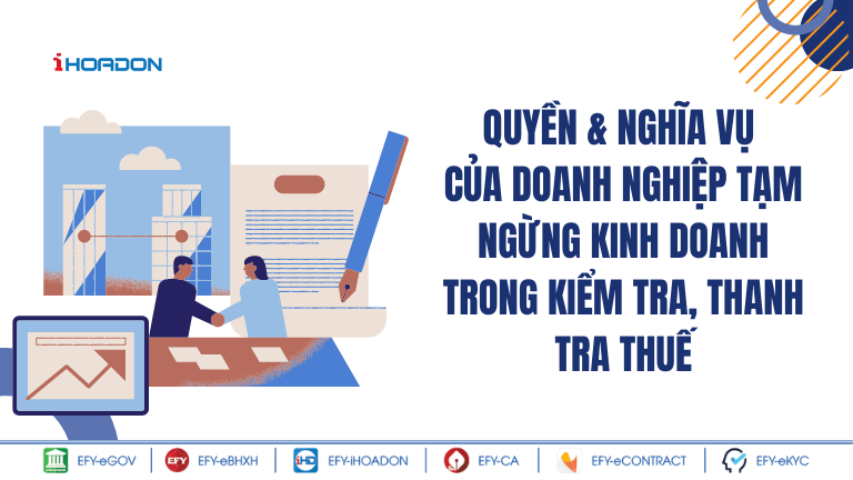 Tạm ngừng kinh doanh có bị thanh tra, kiểm tra thuế