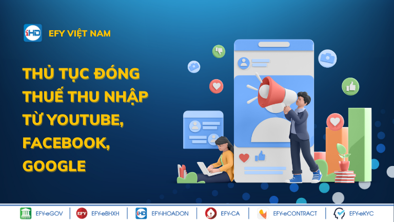  thuế TNCN từ Youtube, Google và Facebook