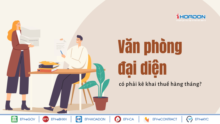 Những loại thuế văn phòng đại diện phải nộp?