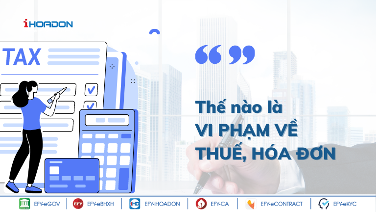 xử lý hành vi vi phạm về thuế, hóa đơn