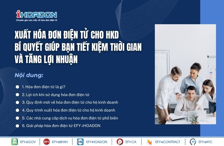 Xuất hóa đơn điện tử cho hộ kinh doanh - Bí quyết giúp bạn tiết kiệm thời gian và tăng lợi nhuận