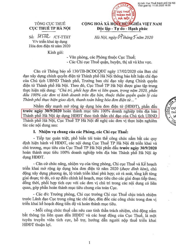 Công văn 31502/CT-TTHT