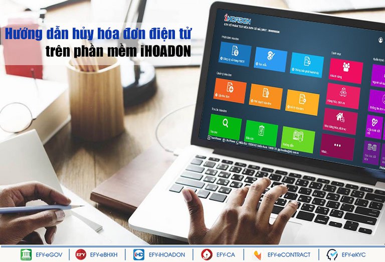 Cách hủy hóa đơn điện tử trên phần mềm iHOADON thế nào?