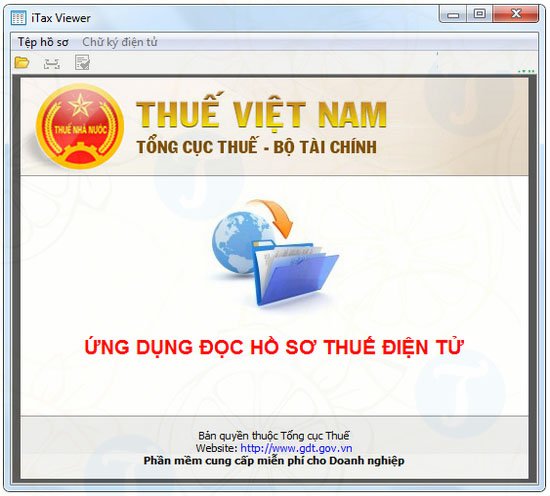 Phần mềm đọc tờ khai thuế định dạng XML