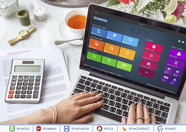Giao diện iHOADON đơn giản, dễ sử dụng