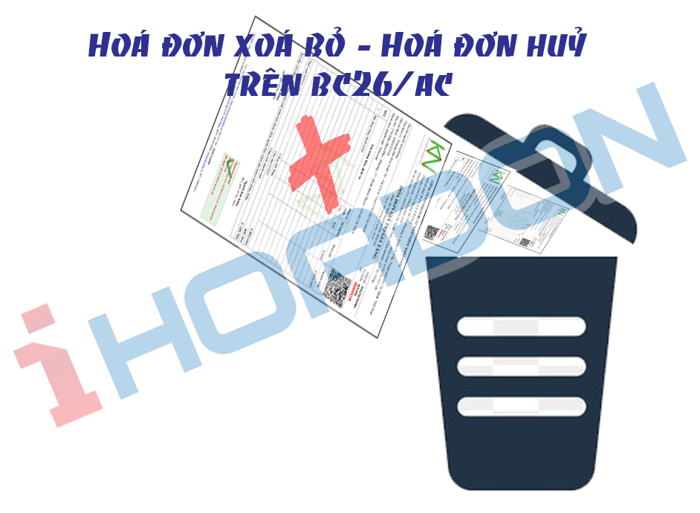 Xoá bỏ và huỷ hoá đơn điện tử