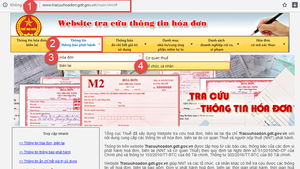 cách tra cứu thông báo phát hành hóa đơn