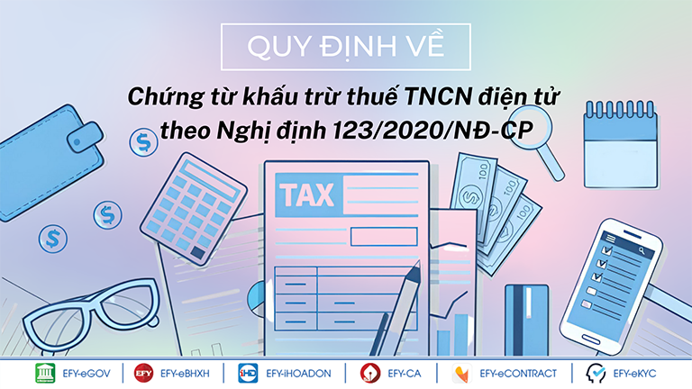 quy định về chứng từ khấu trừ thuế thu nhập cá nhân điện tử