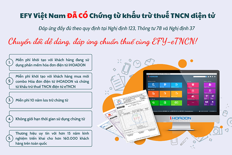 quy định về chứng từ khấu trừ thuế thu nhập cá nhân điện tử