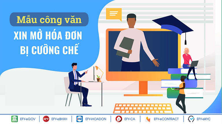 mẫu công văn xin mở hóa đơn bị cưỡng chế