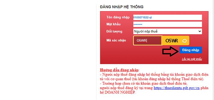 Đăng ký tài khoản ngân hàng nộp thuế điện tử