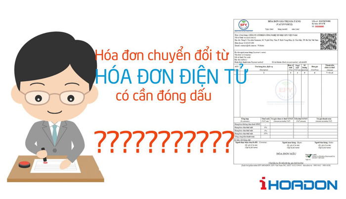 Hoá đơn điện tử có cần đóng dấu