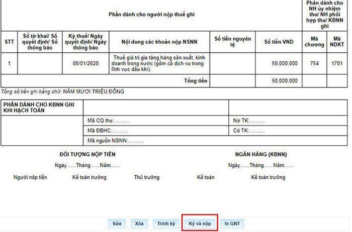 Hướng dẫn nộp thuế điện tử mới nhất