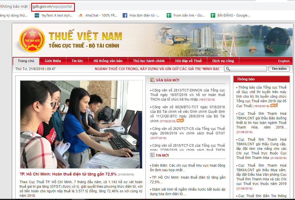 thủ tục đăng ký hóa đơn điện tử với cơ quan thuế