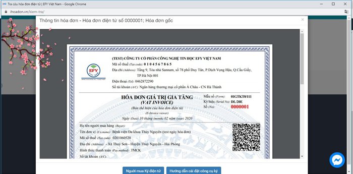 Phần mềm đọc hoá đơn điện tử định dạng file XML