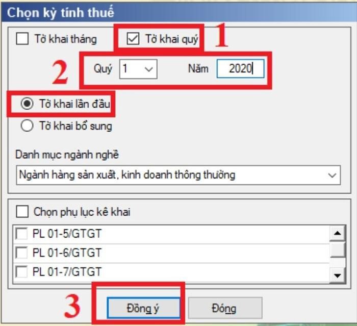 Kê khai thuế giá trị gia tăng theo quý