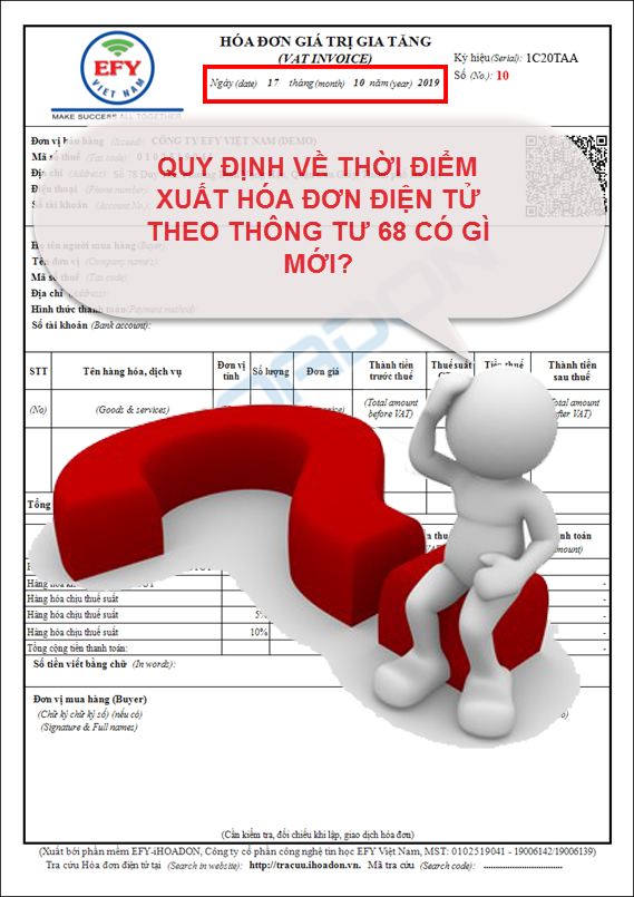 Ngày lập hoá đơn điện tử