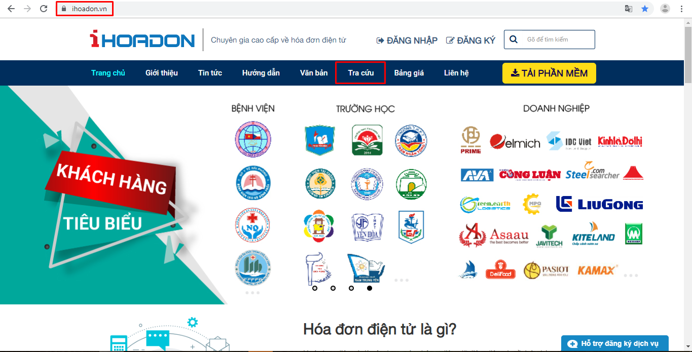 tra cứu hóa đơn điện tử