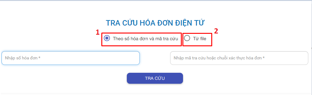 tra cứu hóa đơn điện tử