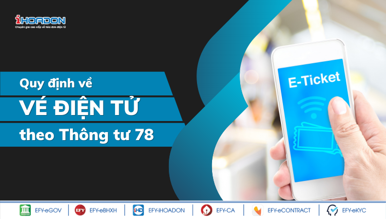 Vé điện tử quy định tại Thông tư 78